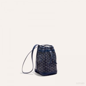 Navy Blue Goyard PETIT FLOT BUCKET BAG | APUW8494