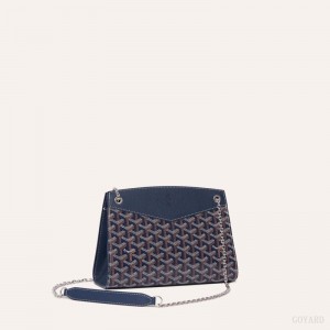 Navy Blue Goyard Rouette Structuré PM Bag | OGWH5841