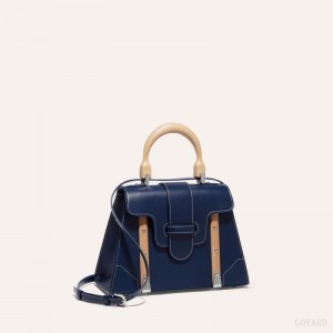 Navy Blue Goyard SAÏGON PM BAG | EBKQ3007