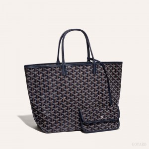 Navy Blue Goyard SAINT LOUIS PM BAG | VLSA1907