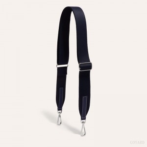 Navy Blue Goyard SANGLE MM STRAP | CYQA7585