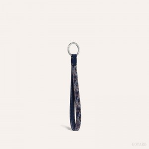 Navy Blue Goyard SESAME KEY RING | QEVU3784