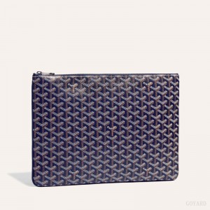 Navy Blue Goyard Sénat MGM Pouch | AWPN7099