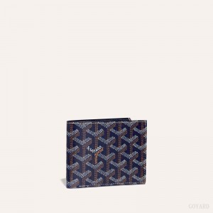 Navy Blue Goyard VICTOIRE WALLET | WXFU5156