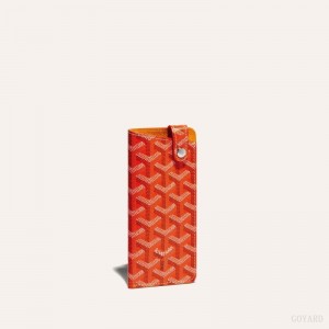 Orange Goyard MONTMARTRE PM GLASSES CASE | JGJY1680