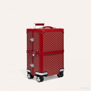 Red Goyard BOURGET PM TROLLEY CASE | YTNJ0589