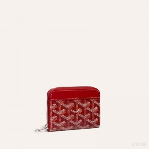 Red Goyard MATIGNON MINI WALLET | IYET8343