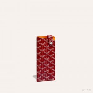 Red Goyard MONTMARTRE PM GLASSES CASE | CIFZ6488