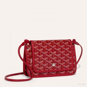 Red Goyard PLUMET POCKET WALLET | ZHFT4755