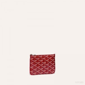 Red Goyard SÉNAT MINI WALLET | VDTV4494