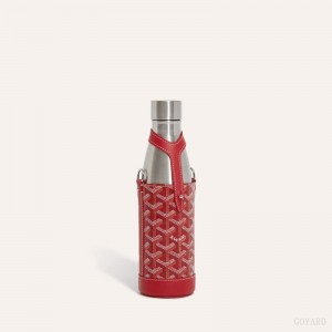 Red Goyard Yonne MM Case & Flask | FMLY4675