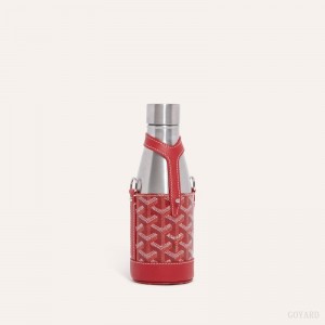 Red Goyard Yonne PM Case & Flask | CCFY8644