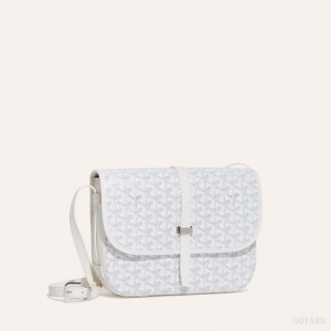 White Goyard Belvedere MM Bag | TVYX2678