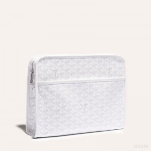 White Goyard JOUVENCE GM TOILET BAG | ECKQ7862