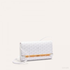 White Goyard Monte-Carlo PM Clutch | KSQL7280