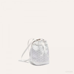 White Goyard PETIT FLOT BUCKET BAG | IMLD0802