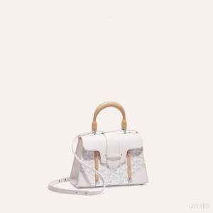 White Goyard SAÏGON STRUCTURE MINI BAG | TVXL5164