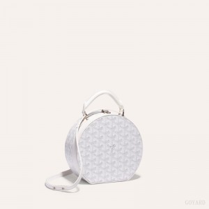 White Goyard THE ALTO HATBOX TRUNK BAG | OITD1116