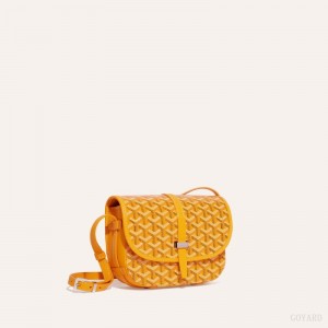 Yellow Goyard Belvedere PM Bag | OFUL6297