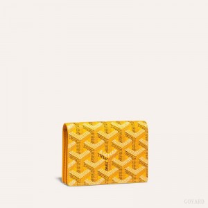 Yellow Goyard MALESHERBES CARD WALLET | WLZU3086