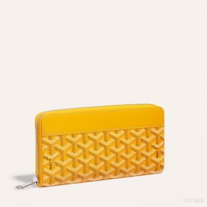 Yellow Goyard MATIGNON GM WALLET | AVQJ2487