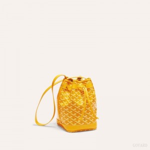 Yellow Goyard PETIT FLOT BUCKET BAG | TKHB1631