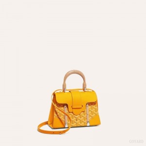 Yellow Goyard SAÏGON STRUCTURE MINI BAG | PGSP2245