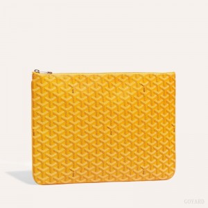 Yellow Goyard Sénat MGM Pouch | QGBN2072