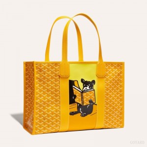 Yellow Goyard VILLETTE TOTE BAG | AHYI3550