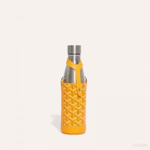 Yellow Goyard Yonne MM Case & Flask | XNMZ6013