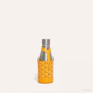 Yellow Goyard Yonne PM Case & Flask | IHQY5168