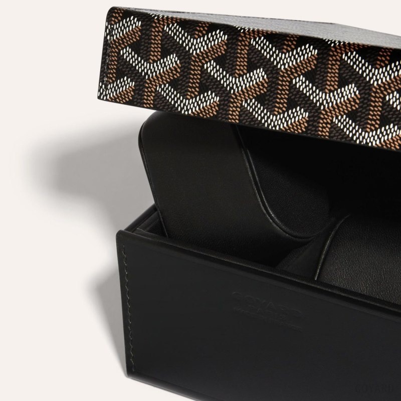 Black Goyard 4 WATCH CASE | GVFN6556