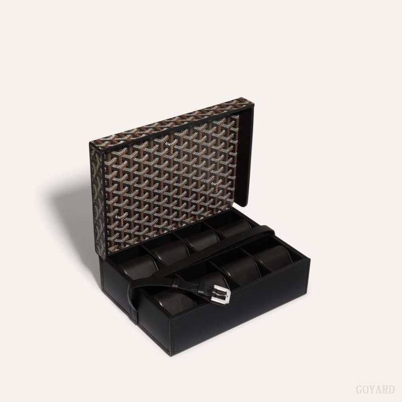 Black Goyard 8 WATCH CASE | XCKS7513