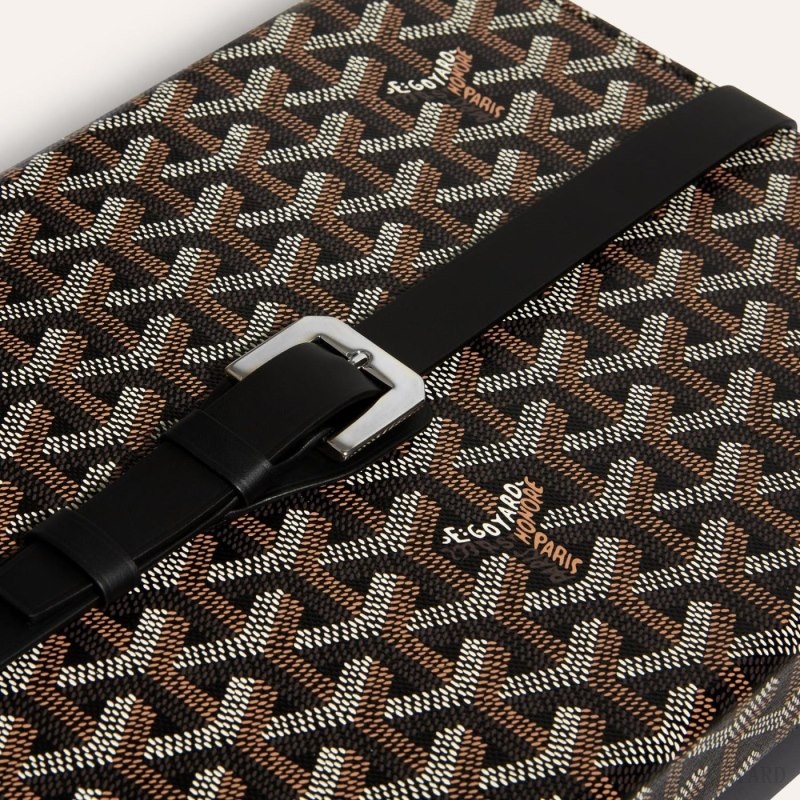 Black Goyard 8 WATCH CASE | XCKS7513