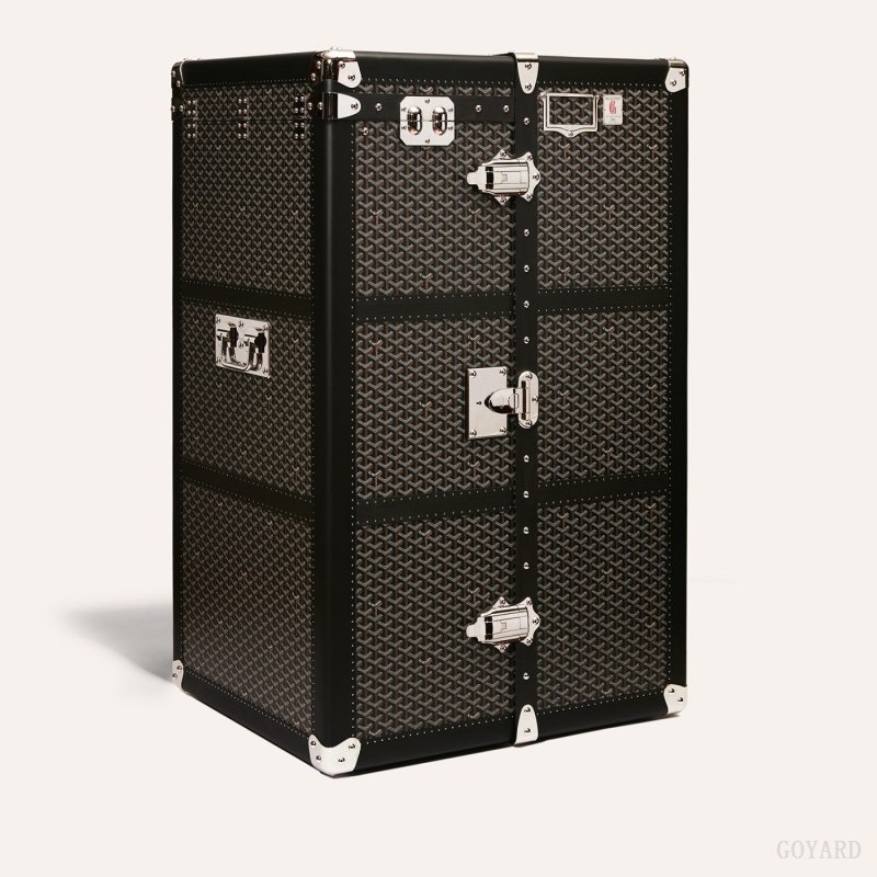 Black Goyard ARMOIRE TRUNK | IVGM4485