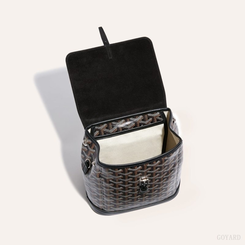 Black Goyard Alpin Mini Backpack | VKFZ2660