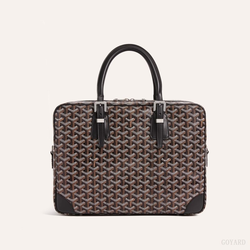 Black Goyard Ambassade MM Document Case | ALMX6095