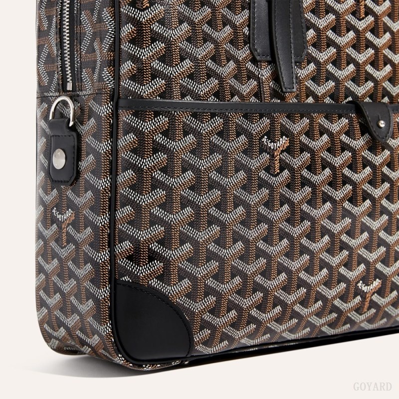 Black Goyard Ambassade MM Document Case | ALMX6095