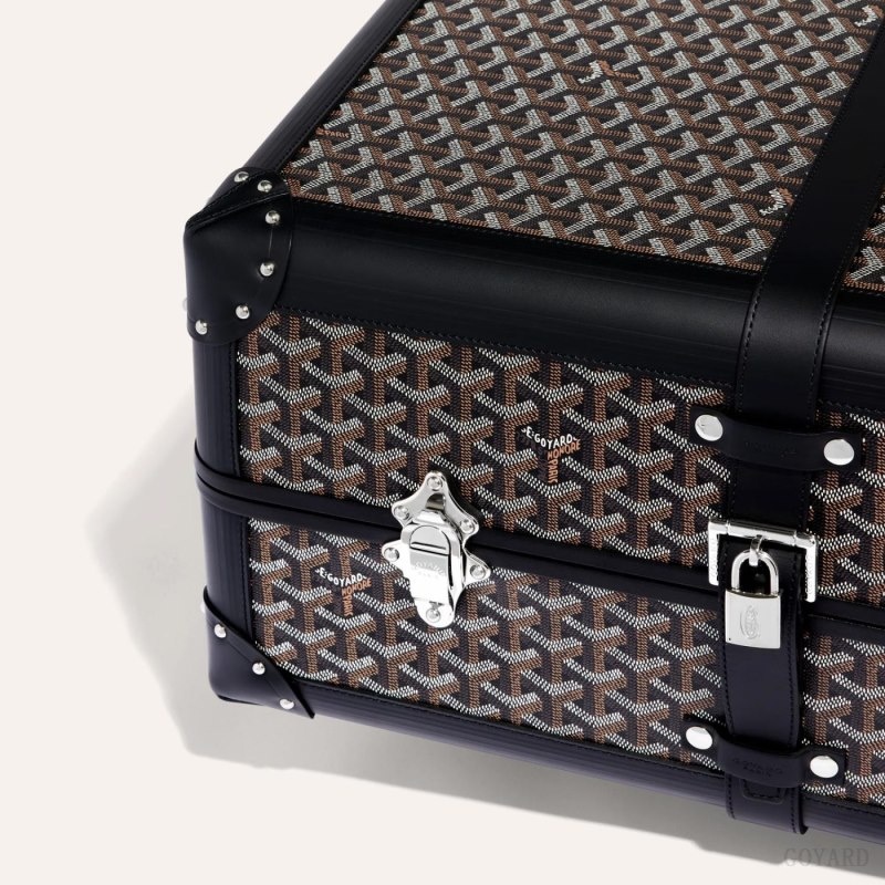 Black Goyard BOURGET PM TROLLEY CASE | ZUWX3053