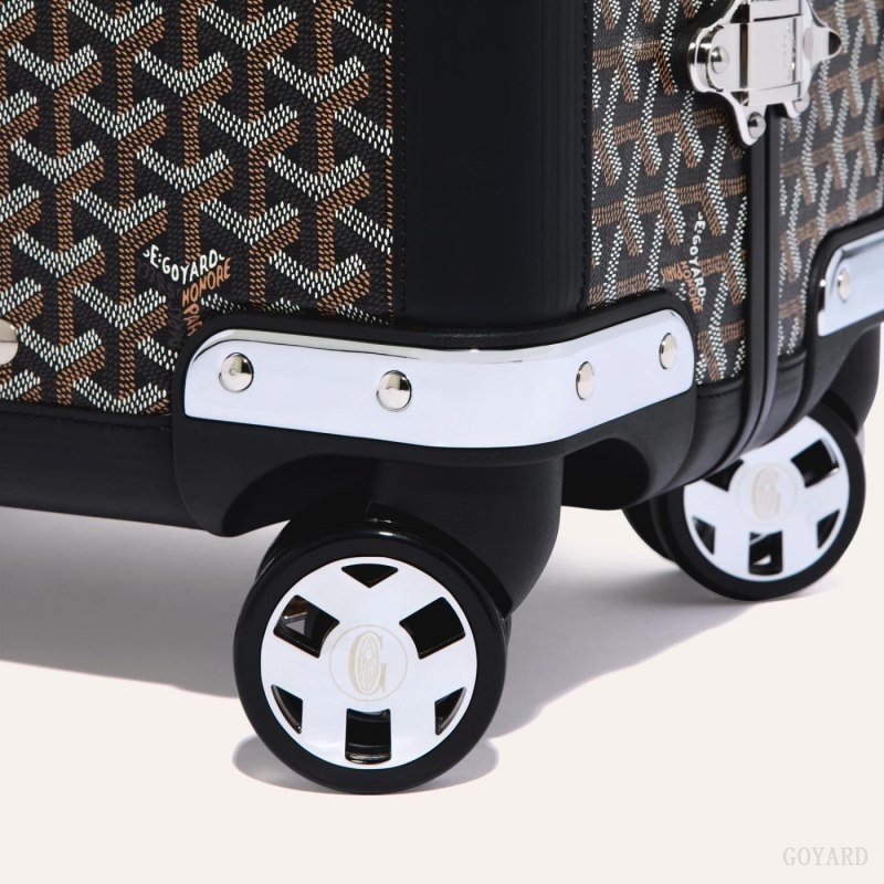 Black Goyard BOURGET PM TROLLEY CASE | ZUWX3053