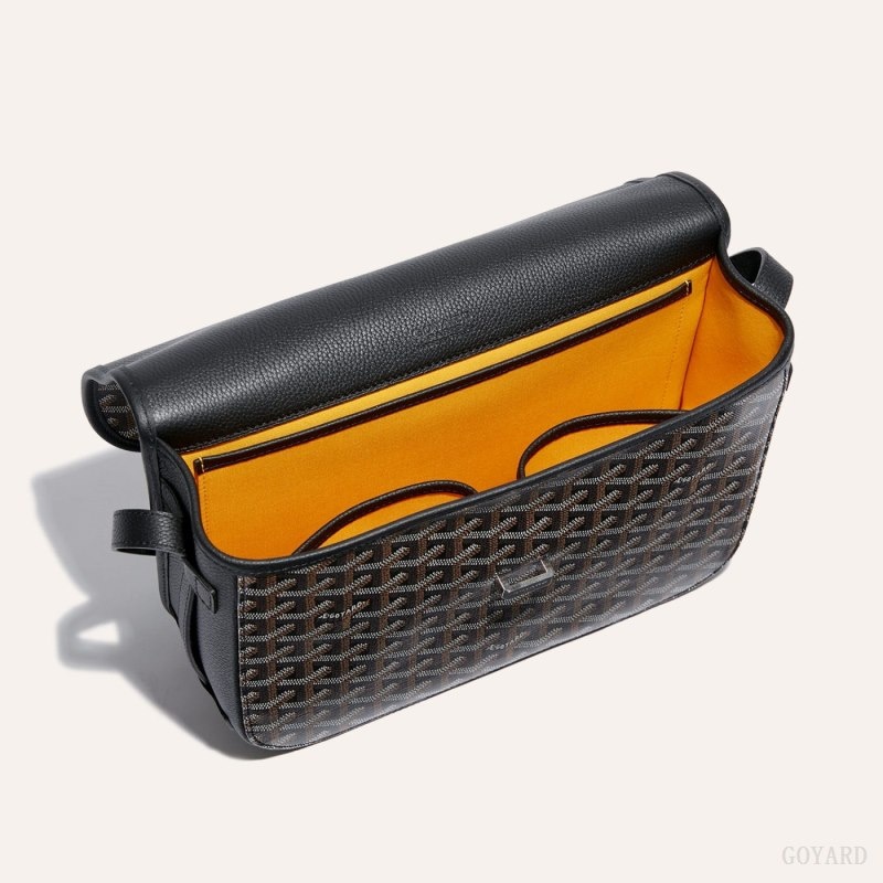 Black Goyard Belvedere MM Bag | BITI5468