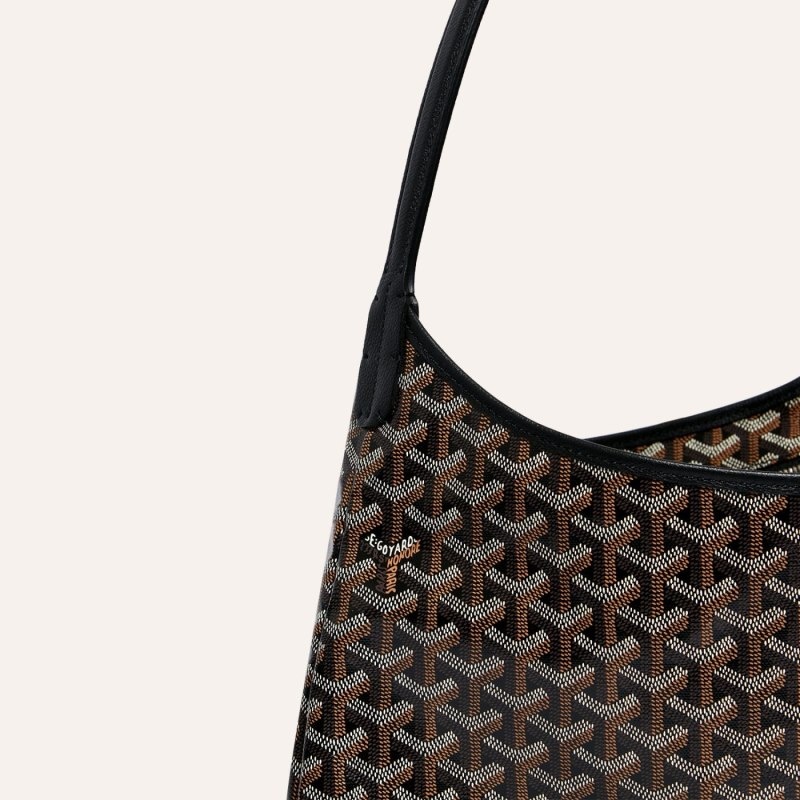 Black Goyard Bohème Hobo Bag | RIJI5315