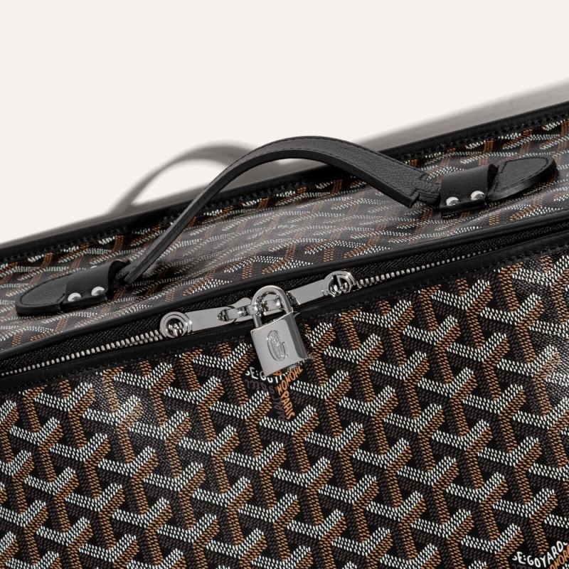 Black Goyard CARAVELLE 50 SUITCASE | EKIJ4061