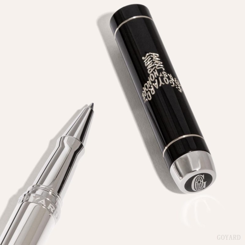 Black Goyard Clamecy Rollerball Pen | JIFK7882