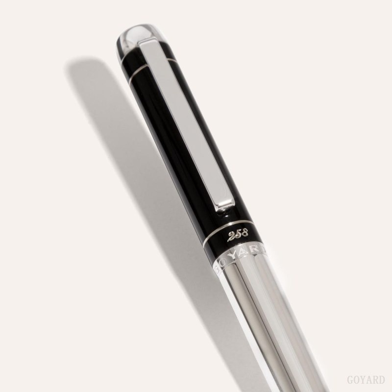 Black Goyard Clamecy Rollerball Pen | JIFK7882