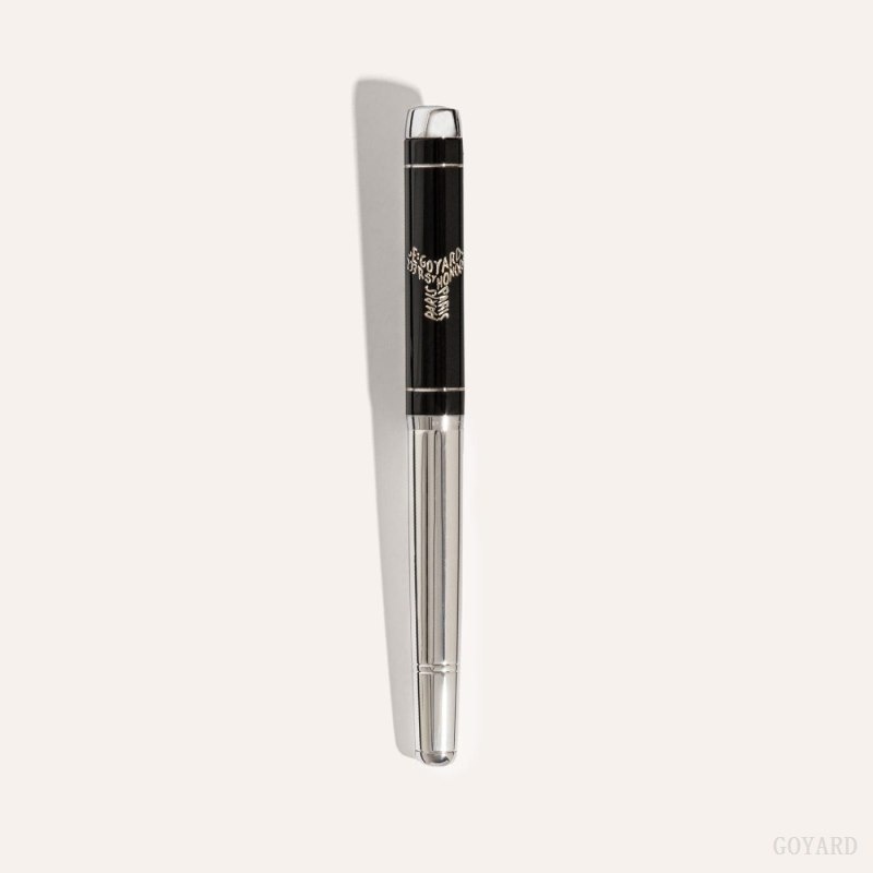 Black Goyard Clamecy Rollerball Pen | JIFK7882