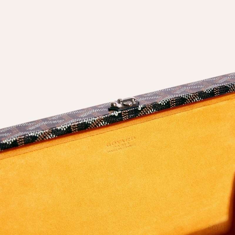 Black Goyard Grand Hôtel Trunk Bag | RVDF2086