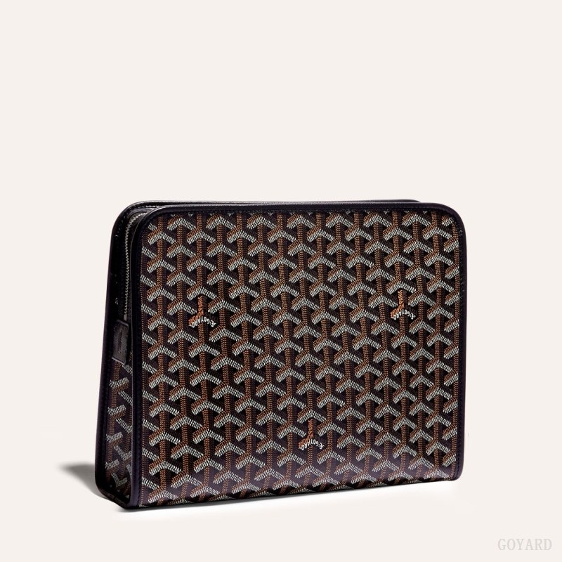 Black Goyard JOUVENCE GM TOILET BAG | TVYL8057