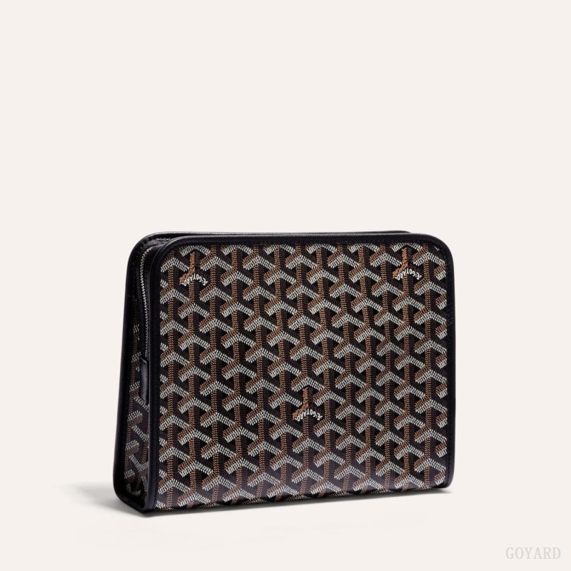 Black Goyard JOUVENCE MM TOILET BAG | LQYQ7589