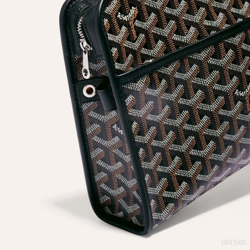 Black Goyard JOUVENCE MM TOILET BAG | LQYQ7589